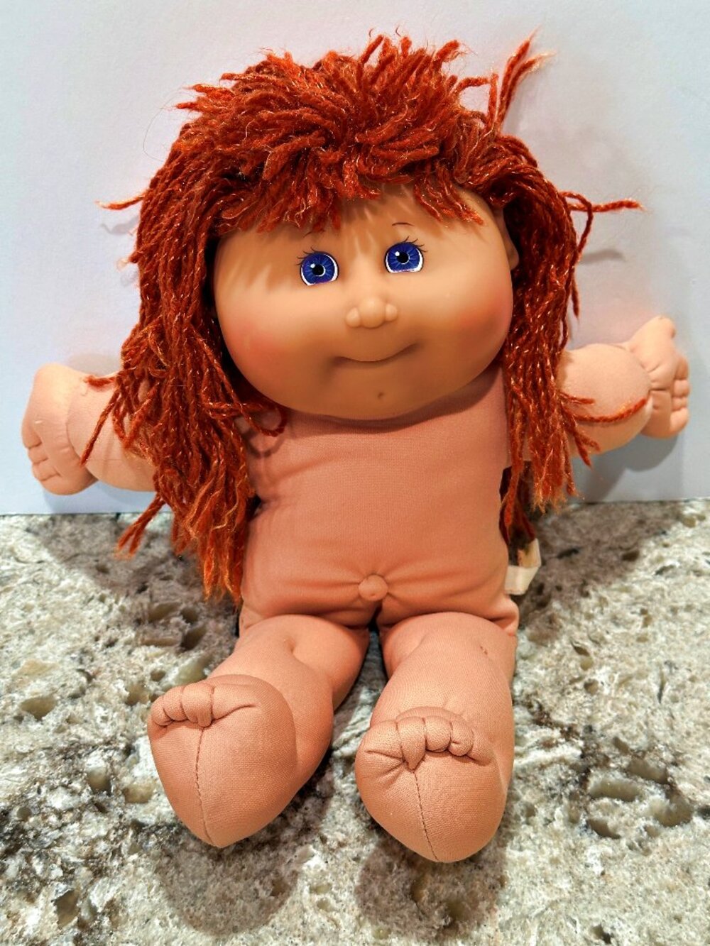 VTG Mattel Cabbage Patch Kids Doll First Edition 1995 Red Hair Violet Eyes CK 44